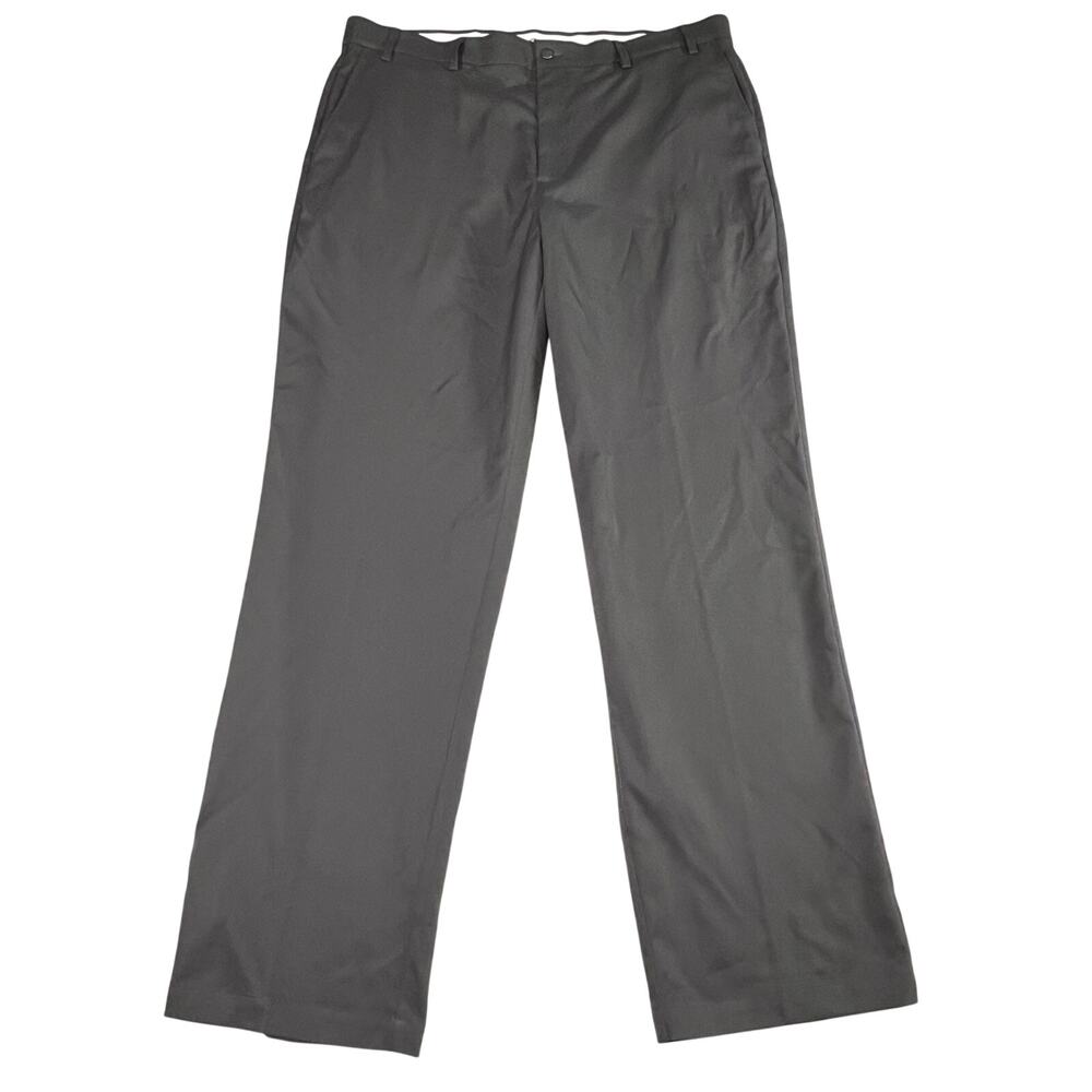 Calloway Golf Pants Mens Size 42x36 Gray Flat Front Performance Straight Chinos